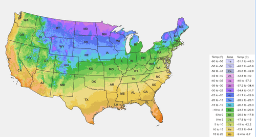 2023 Plant Hardiness Zone Map for Wildlife-Friendly Gardening