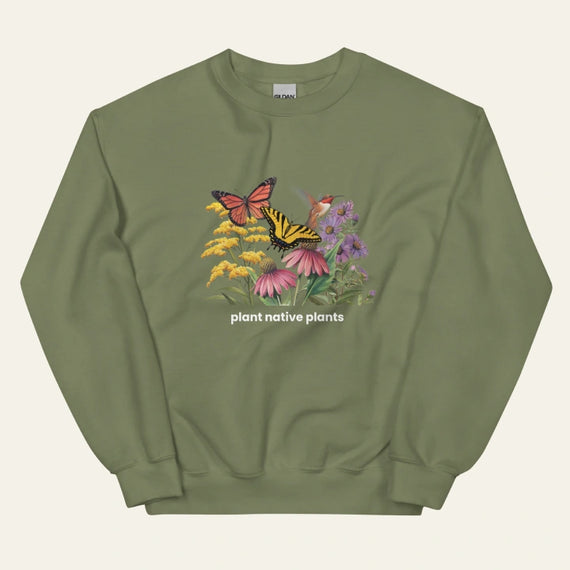 Garden for Wildlife Pollinator Garden Crewneck Sweatshirt