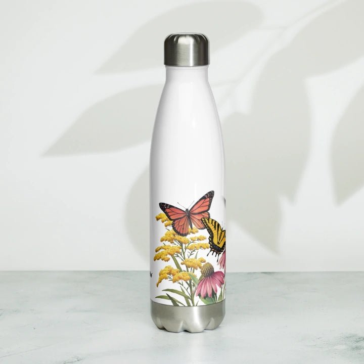 Garden for Wildlife Stainless Steel Water Bottle Merch - Garden for Wildlife