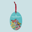 Garden for Wildlife Wooden Ornament - Blue Merch - Garden for Wildlife